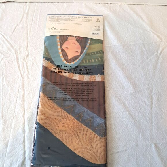 Breeze Art Garden Flag Banner USA Nativity Christmas Yard Studio M 28" x 40" - Picture 6 of 6
